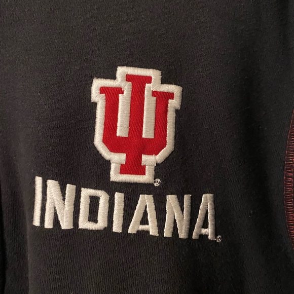 Champion Heritage Collection Indiana Hoosiers Gray Men's 1/2 Zip Pullover Sz XL - Picture 2 of 4